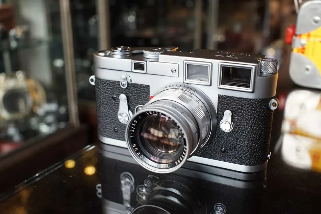 Leica M3 vintage rangefinder camera from Nick Karagiannis' collection